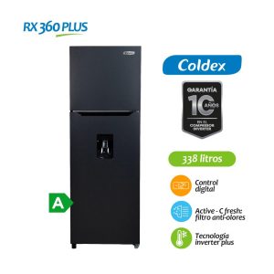 Refrigeradora RX360, 172.4x59.5x69.5cm Plus Dark Inox