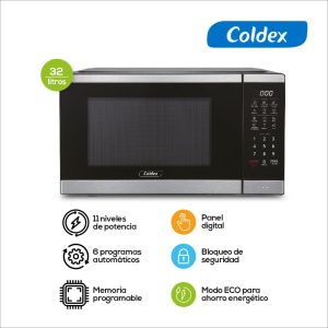 Microondas MW032LN-M 32L, 52.3x41x30 Negro